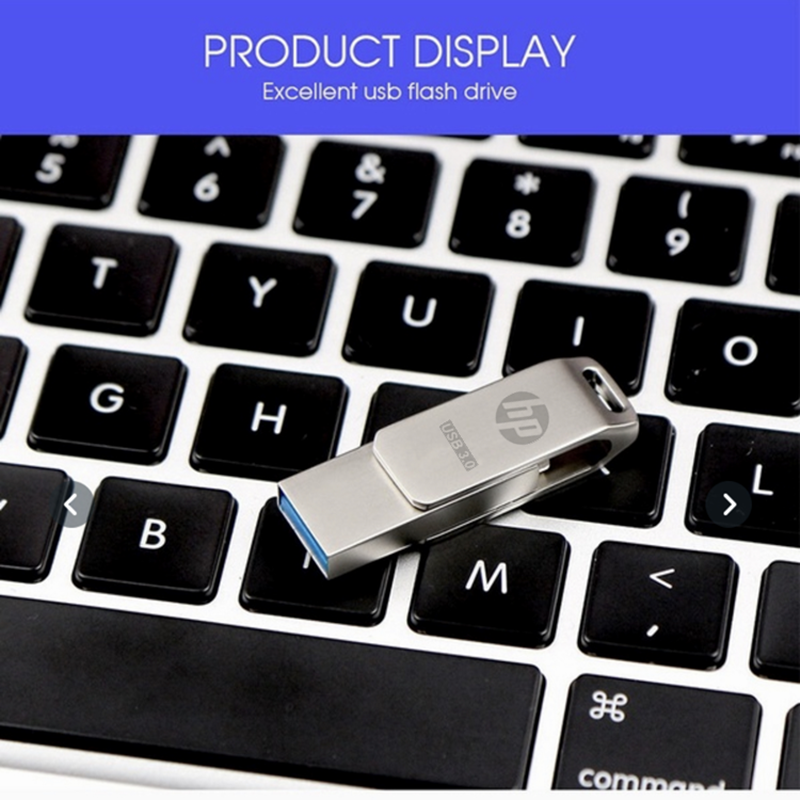 HP Ổ Cứng Di Động 512GB 1TB 2TB Cho iPhone Thẻ Nhớ Lightning 2 Trong 1 Tương Thích Với Apple iPad Máy Tính