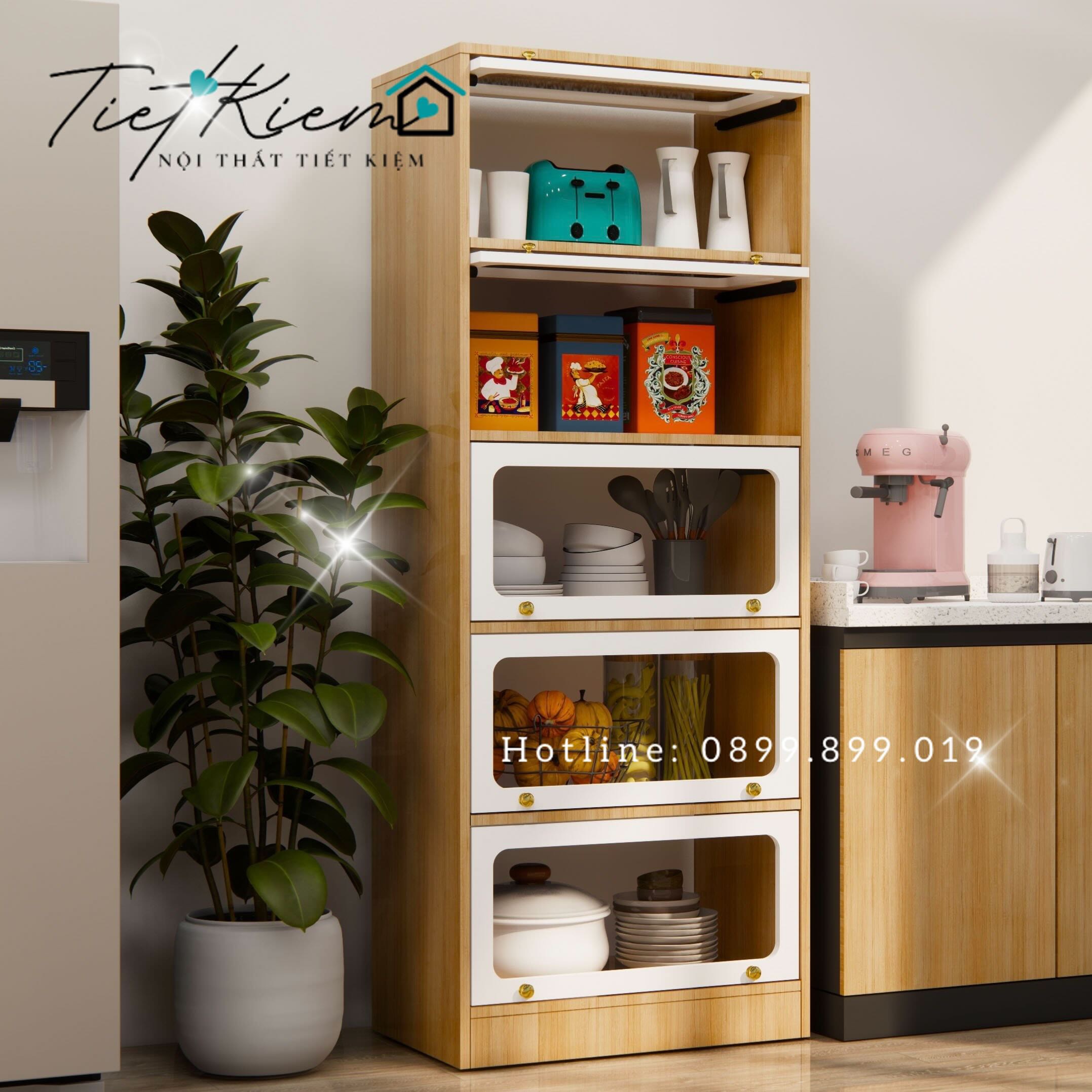 Tủ kệ bếp đẹp thông minh K1460
