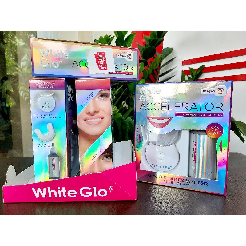 Máy làm trắng răng White Glo Úc