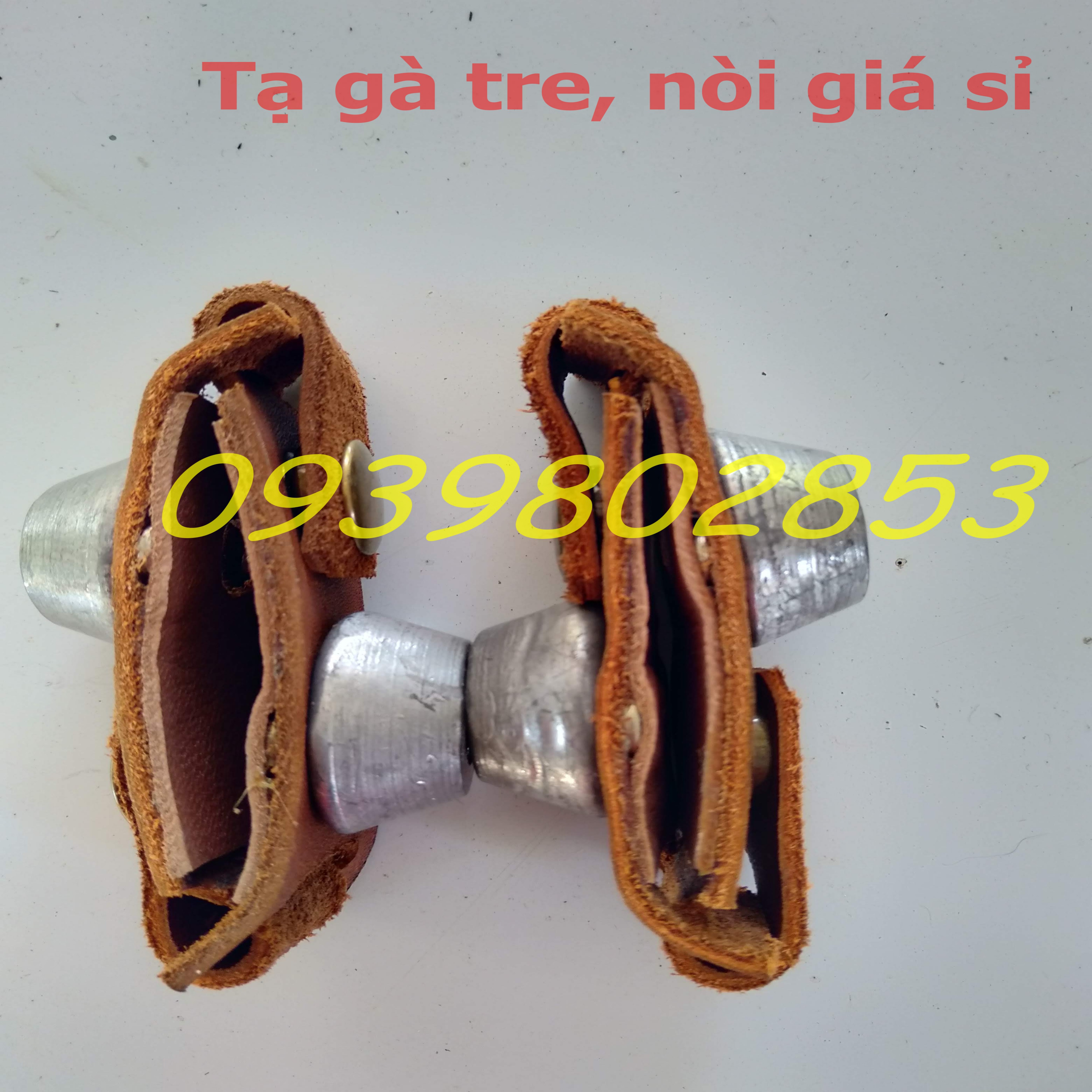 Tạ chì cho gà nòi [ DA BÒ, NÚT KIM LOẠI] BỀN CHẮC