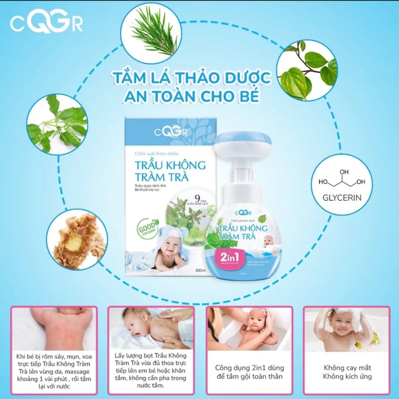 Sữa Tắm Em Bé - Trầu Không Tràm Trà Motree