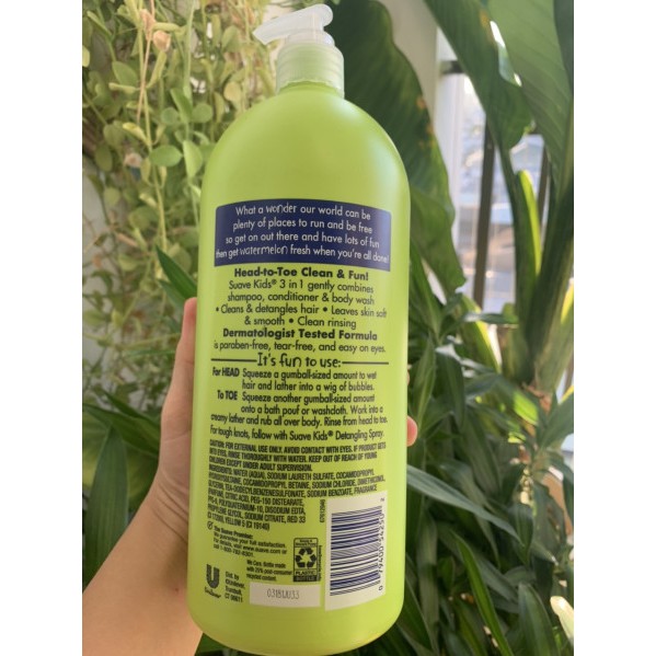 Sữa Tắm Suave Kids 1.18L