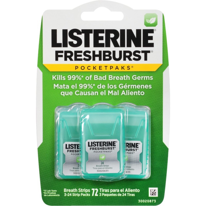 MIẾNG NGẬM THƠM MIỆNG LISTERINE POCKETPAKS (3HỘP)