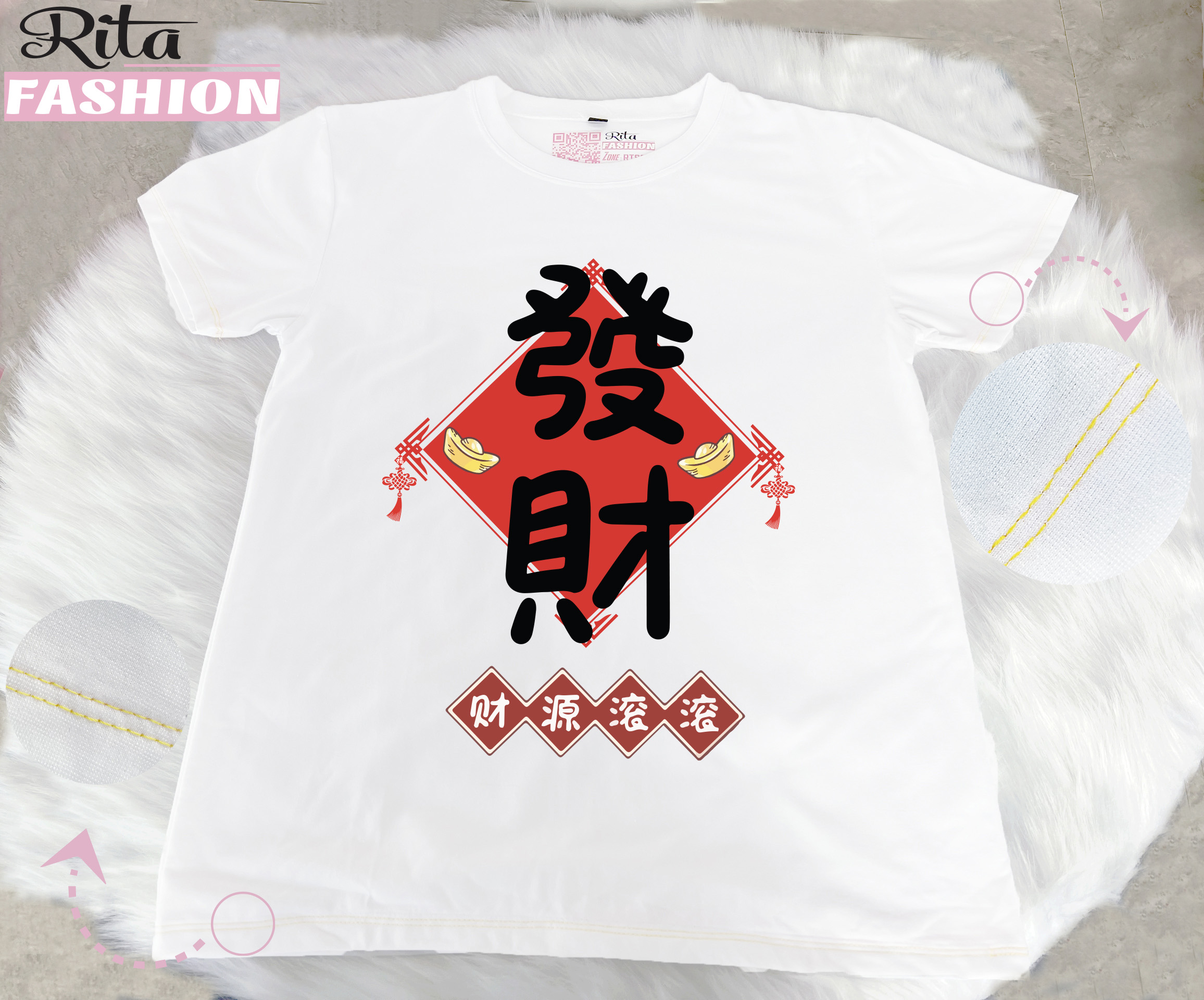 Áo thun tết unisex Phát Tài