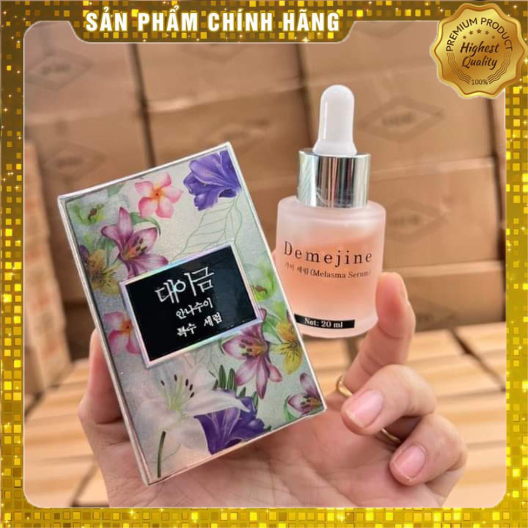 Serum demejine phiên bản đặc biệt 20ml khử nám , trắng da , nâng tone , dưỡng ẩm , dụng cụ chăm sóc da hiệu quả