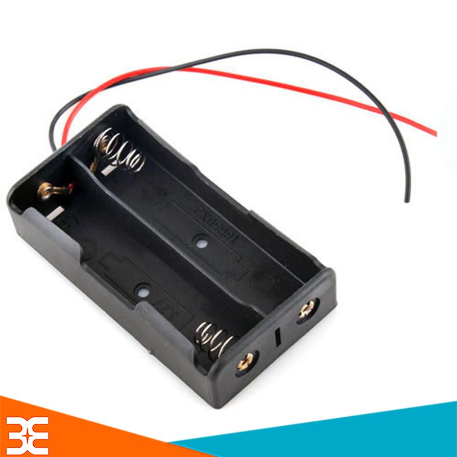 Hộp đế đựng pin 18650 đấu nối tiếp