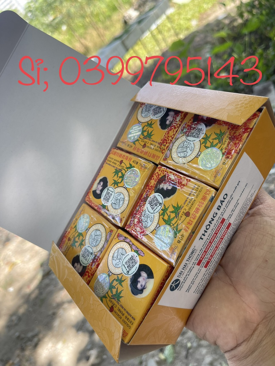 1 Lốc 12 Hộp Kem Sâm Vàng Thái Lan