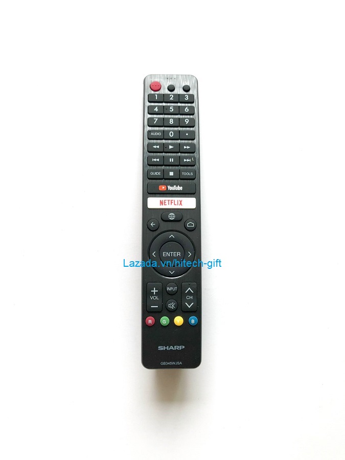 Remote Dùng Cho TV SHARP Điều Khiển Tivi Internet Android Smart TV GB345WJSA GB326WJSA Không Nói
