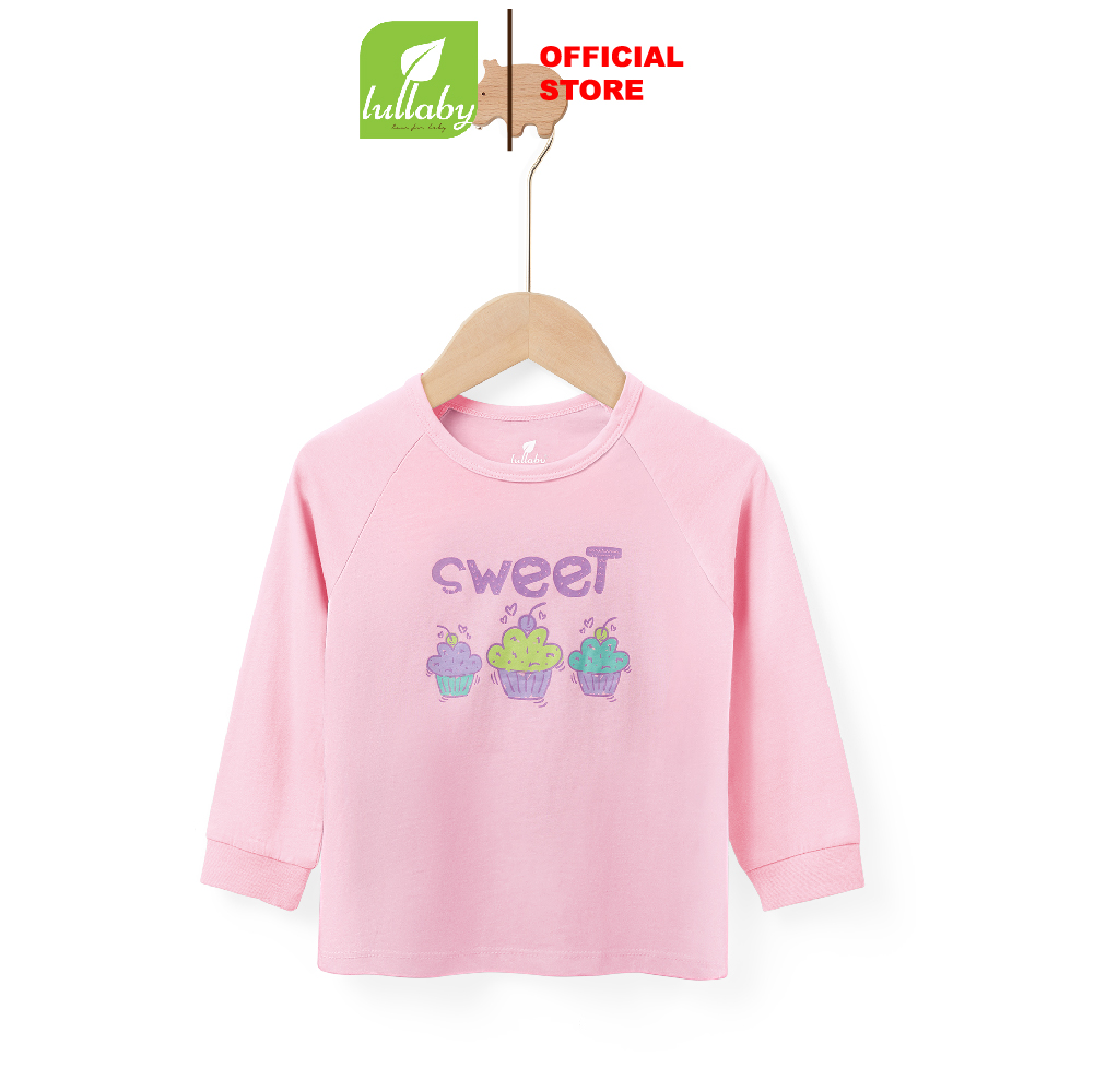 LULLABY - Áo dài tay raglan Bé gái NH228V