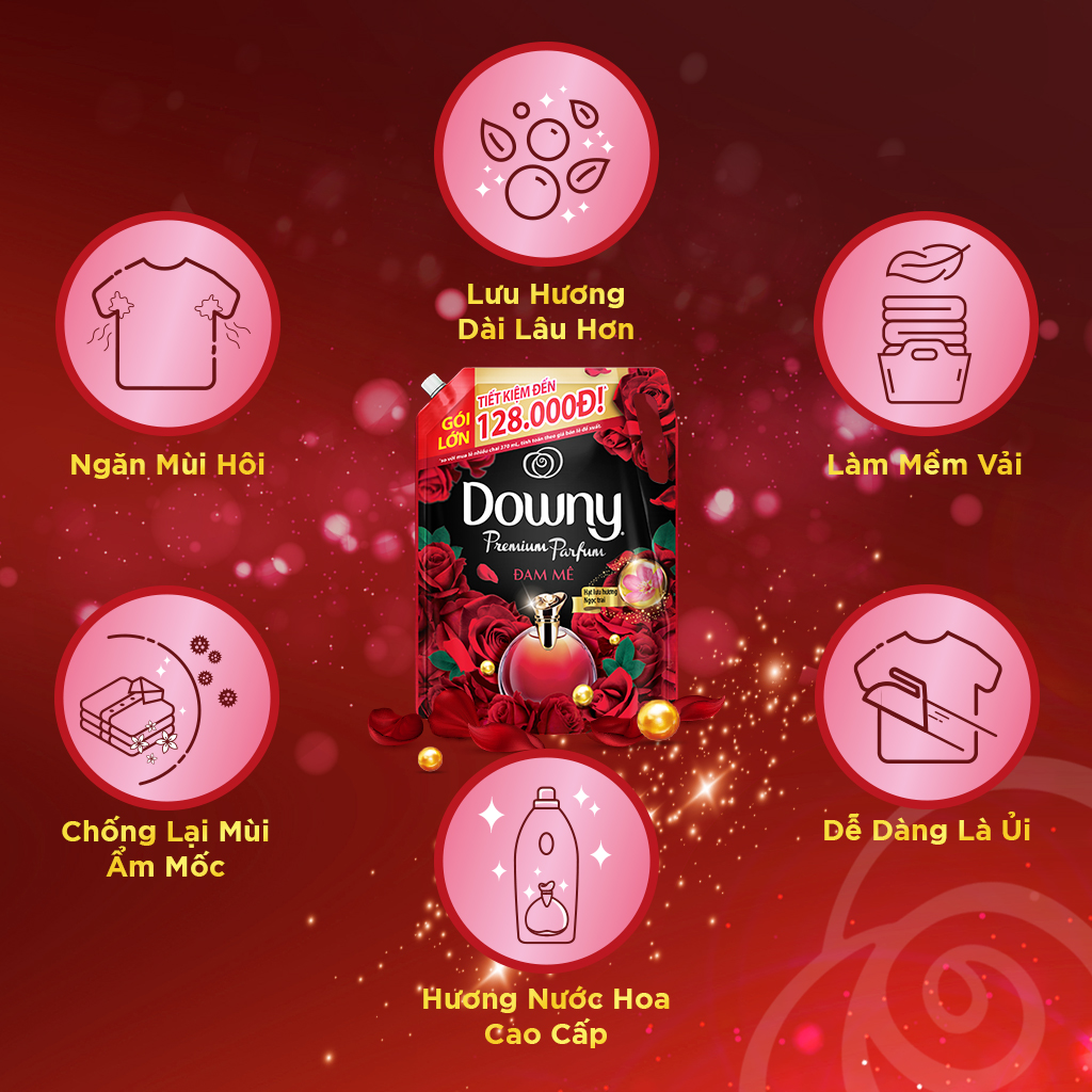 Nước xả vải Downy Đam Mê 3 lít