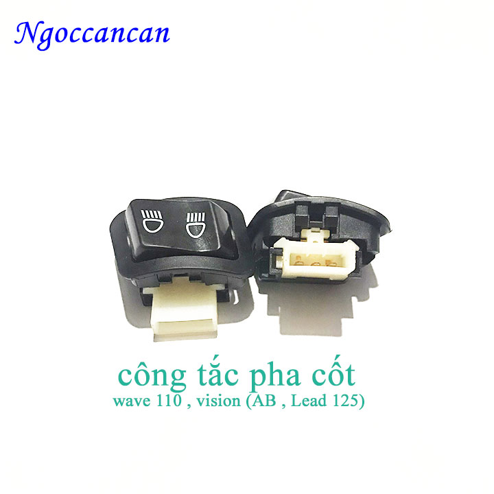 Công Tắc pha cốt xe máy wave 110 , vision , AB Lead 125