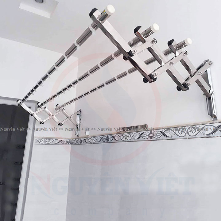 SÀO PHƠI ĐỒ THÔNG MINH INOX THANH DÀI 1.4m