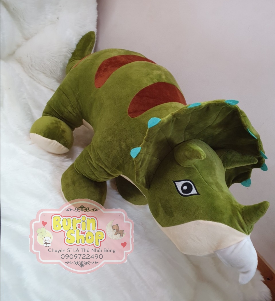 GẤU BÔNG KHỦNG LONG 3 SỪNG