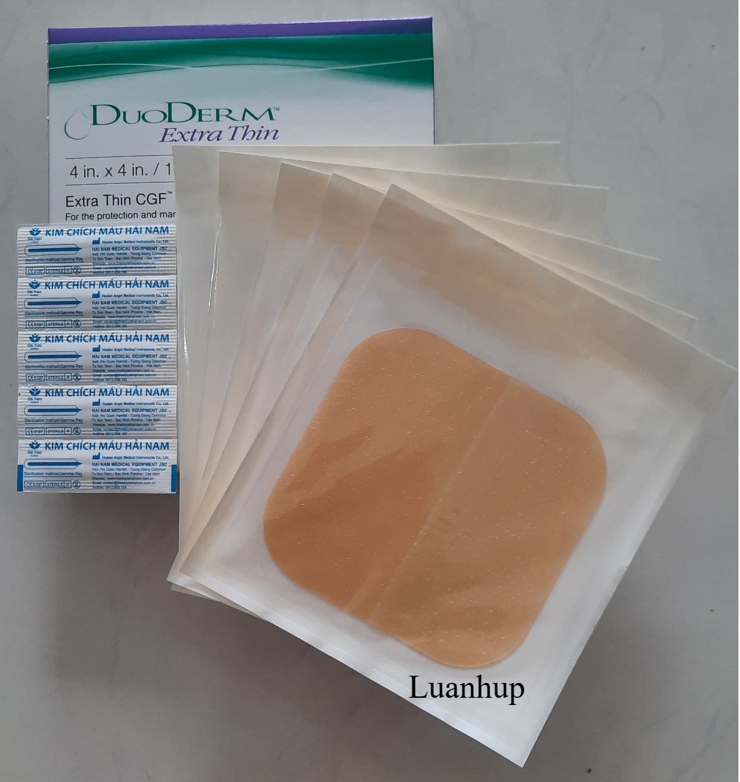 Miếng dán mụn, vết thương Duoderm Extrathin 10x10 chính hãng ConvaTec (187955) UK
