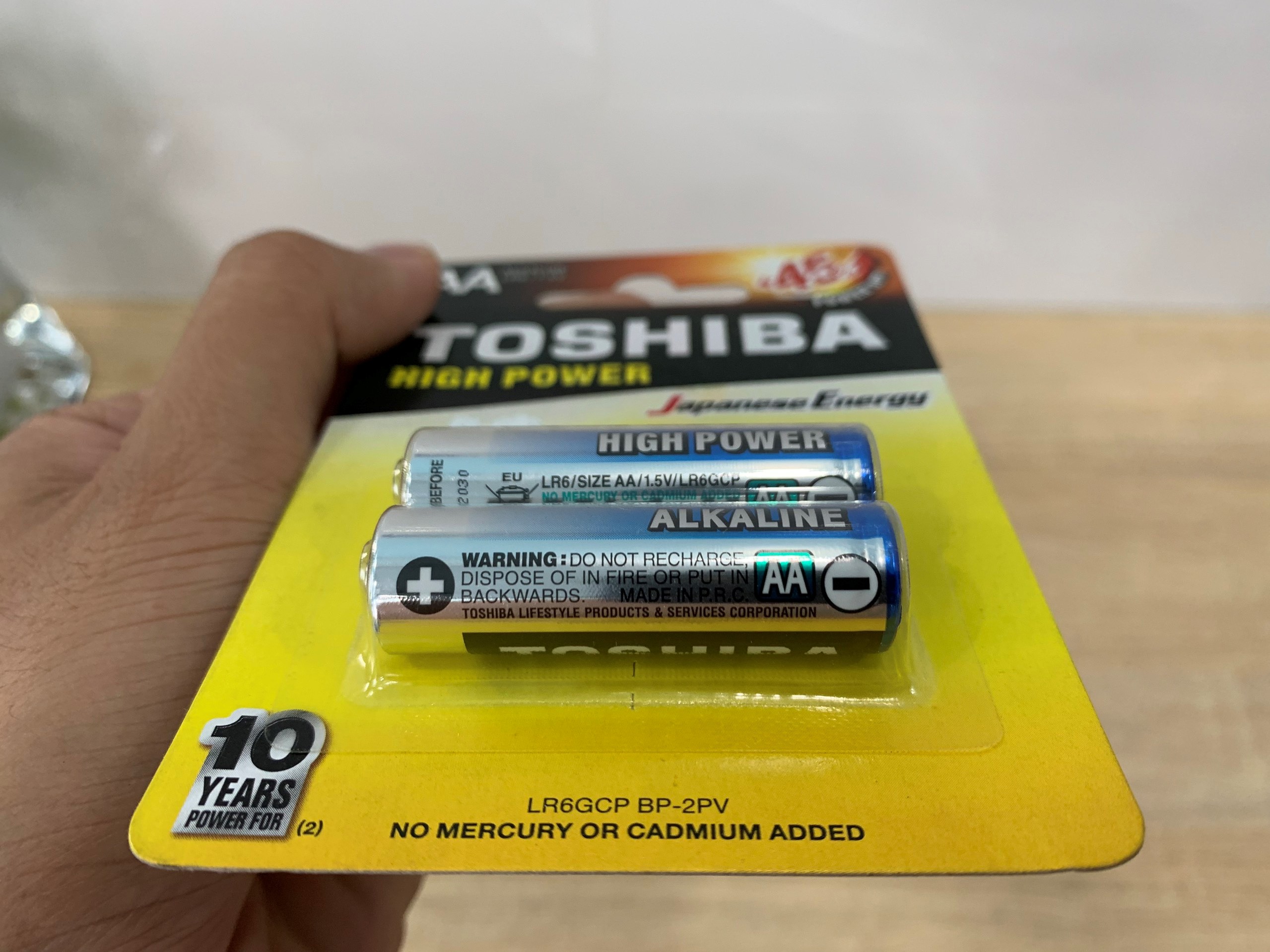 Pin Toshiba Alkaline High Power 1.5V (AA và AAA)