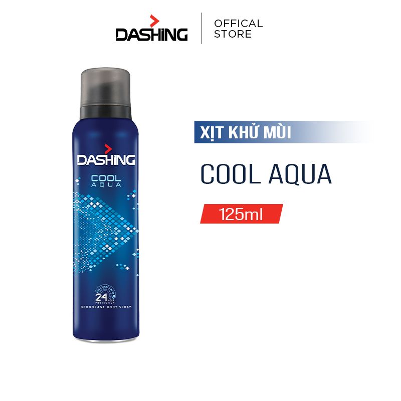 Xịt khử mùi Dashing hương Cool Aqua 125ml