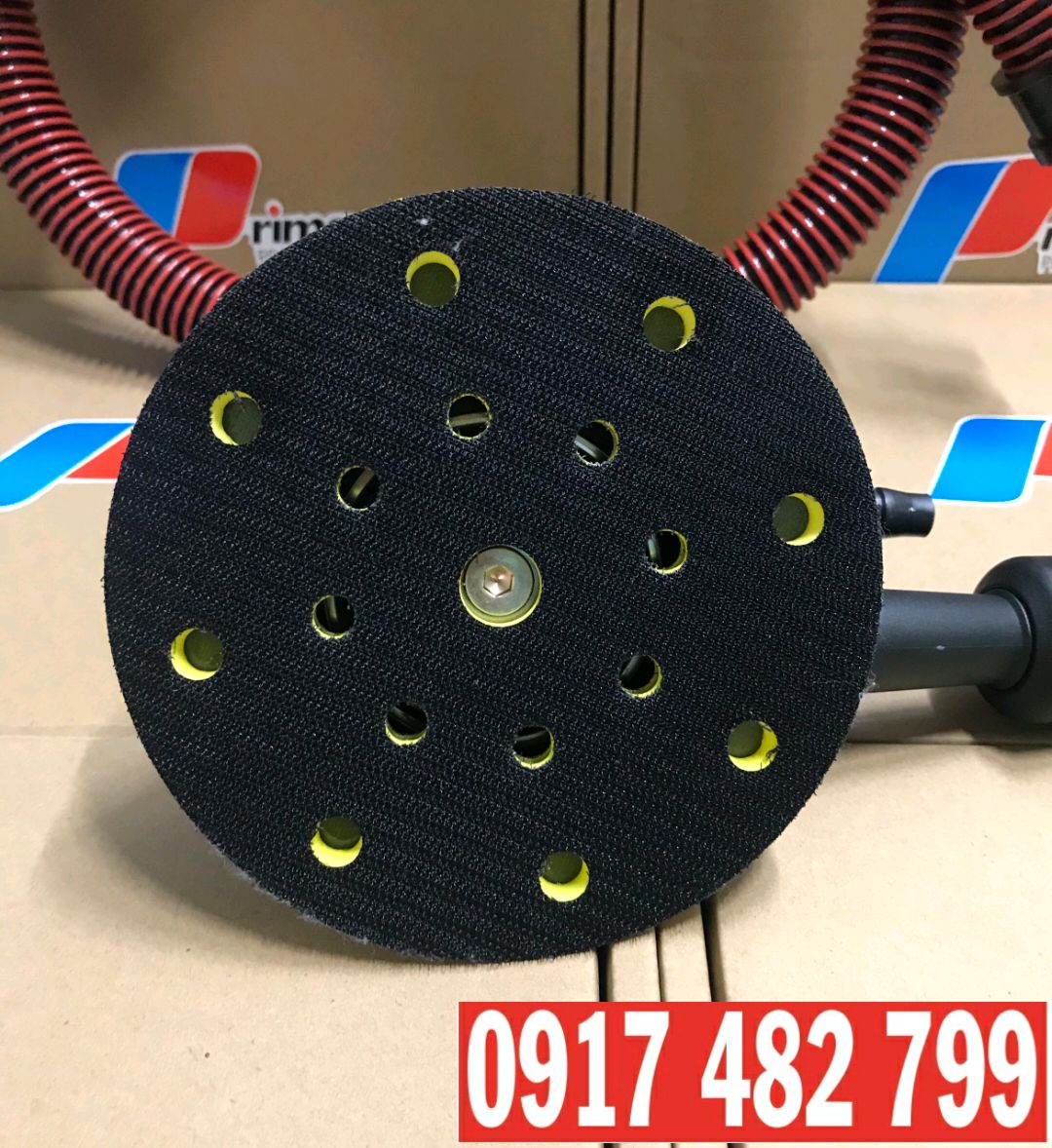 Máy chà nhám hơi có hút bụi 6 INH 150mm