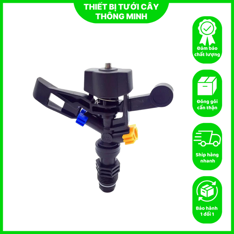 Béc tưới cây cánh đập chỉnh góc tưới 27 ren ngoài