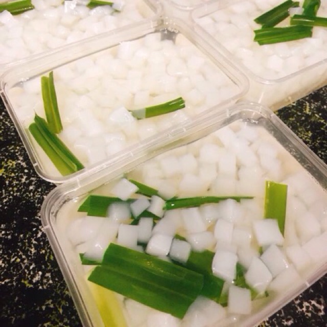 [1KG] Thạch dừa thô tặng kèm hương liệu