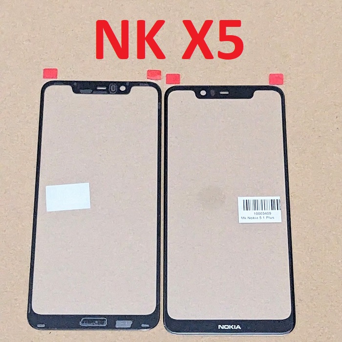 Nokia X5 glass panel for screen replacement, touch glass Press replacement parts