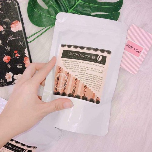 (giá sỉ) Tắm trắng cafe 4in1, tắm là trắng