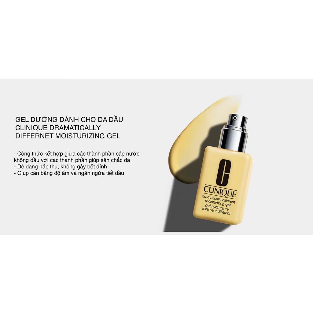 Kem dưỡng ẩm Clinique Dramatically Different Moisturizing Gel 125ML