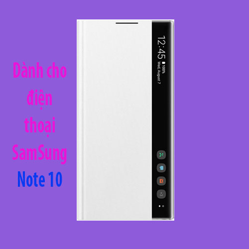 [HCM]Bao da Clear View Samsung Note 10
