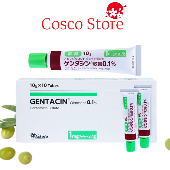 Kem sẹo gentacin nhật bản 10g