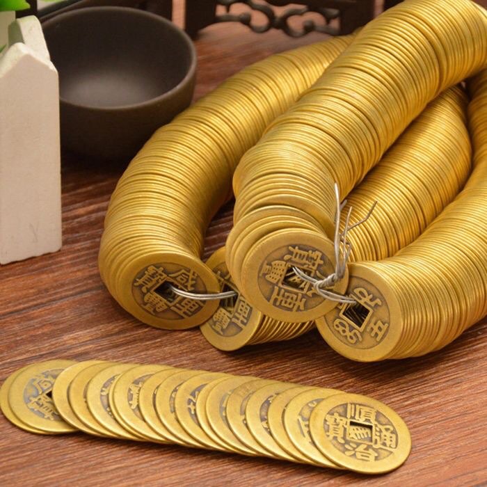 Bộ 10 đồng xu âm dương