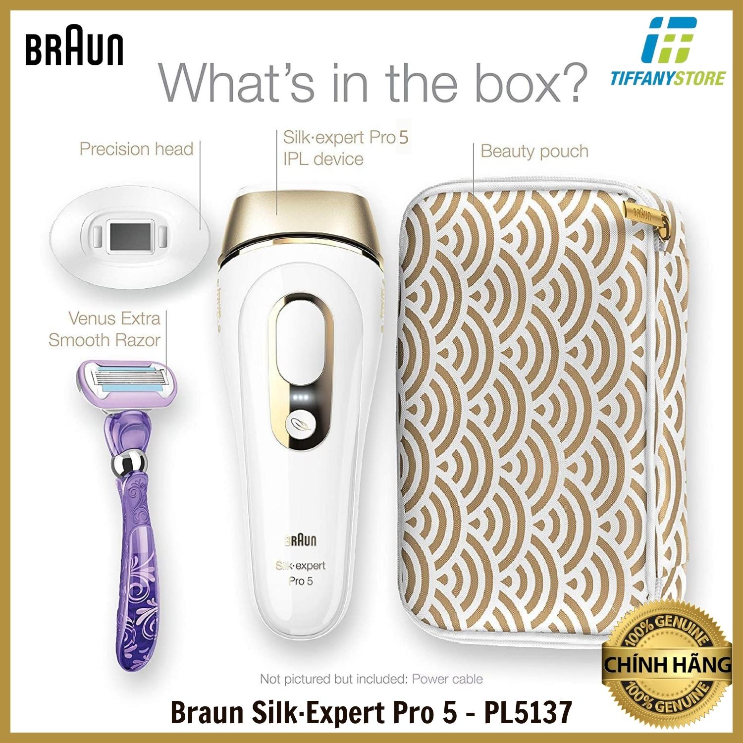 [HCM]Máy triệt lông Braun Silk·Expert Pro 5 - PL5137