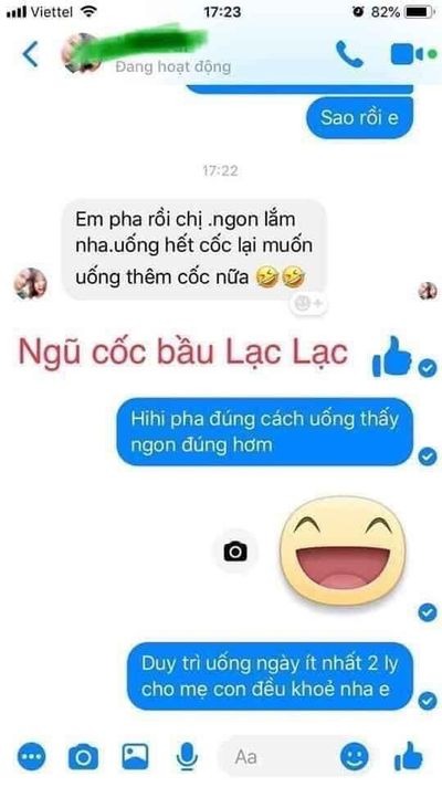 Ngũ Cốc Bầu Lạc Lạc Premium Cho Bà Bầu (Hộp 600g)