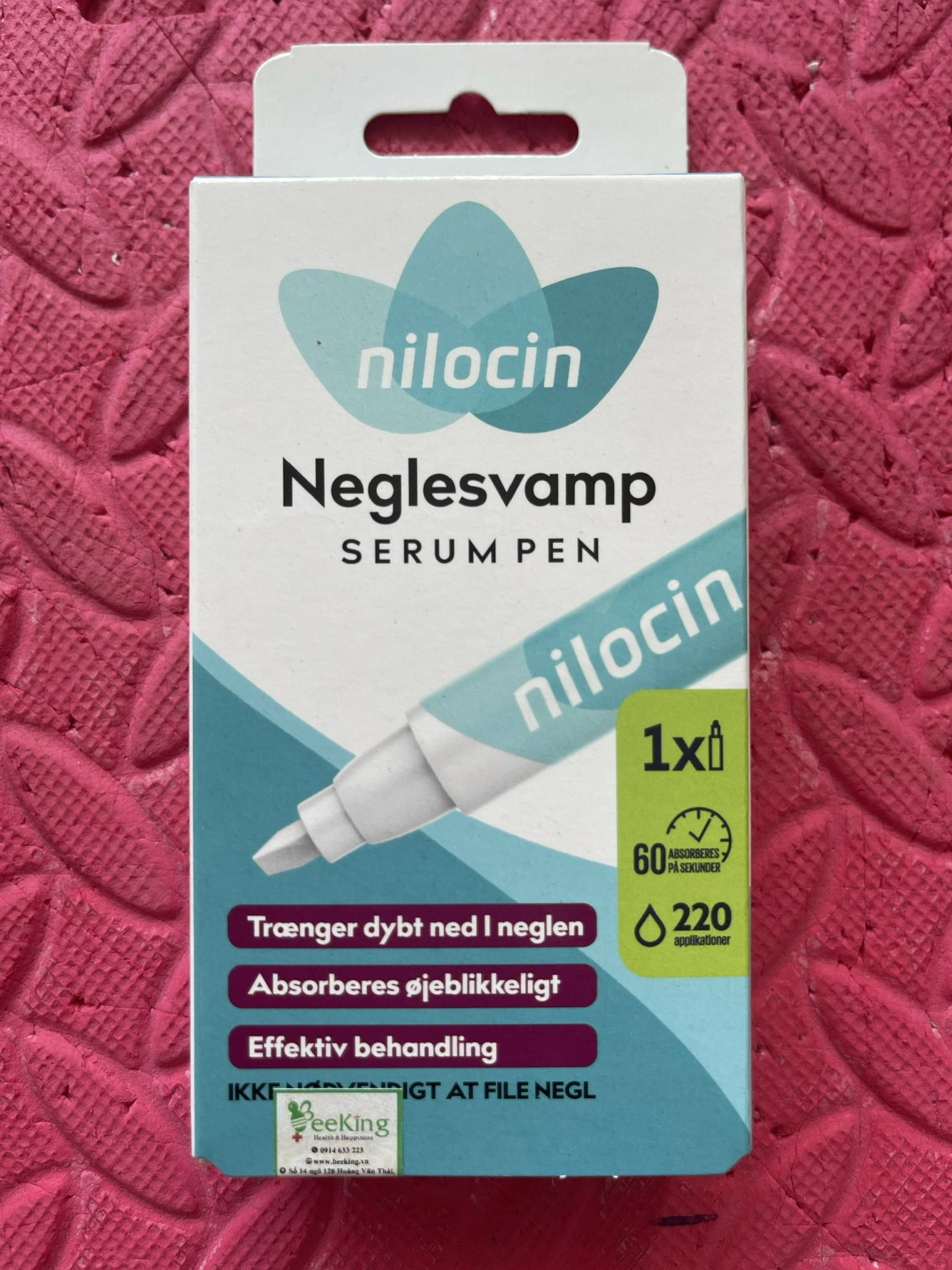 NILOCIN 3ML. BÚT SERUM ĐẶC TR.I BỆNH NẤM MÓNG.