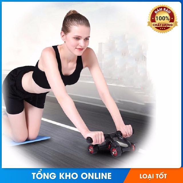Con lăn tập bụng 4 bánh