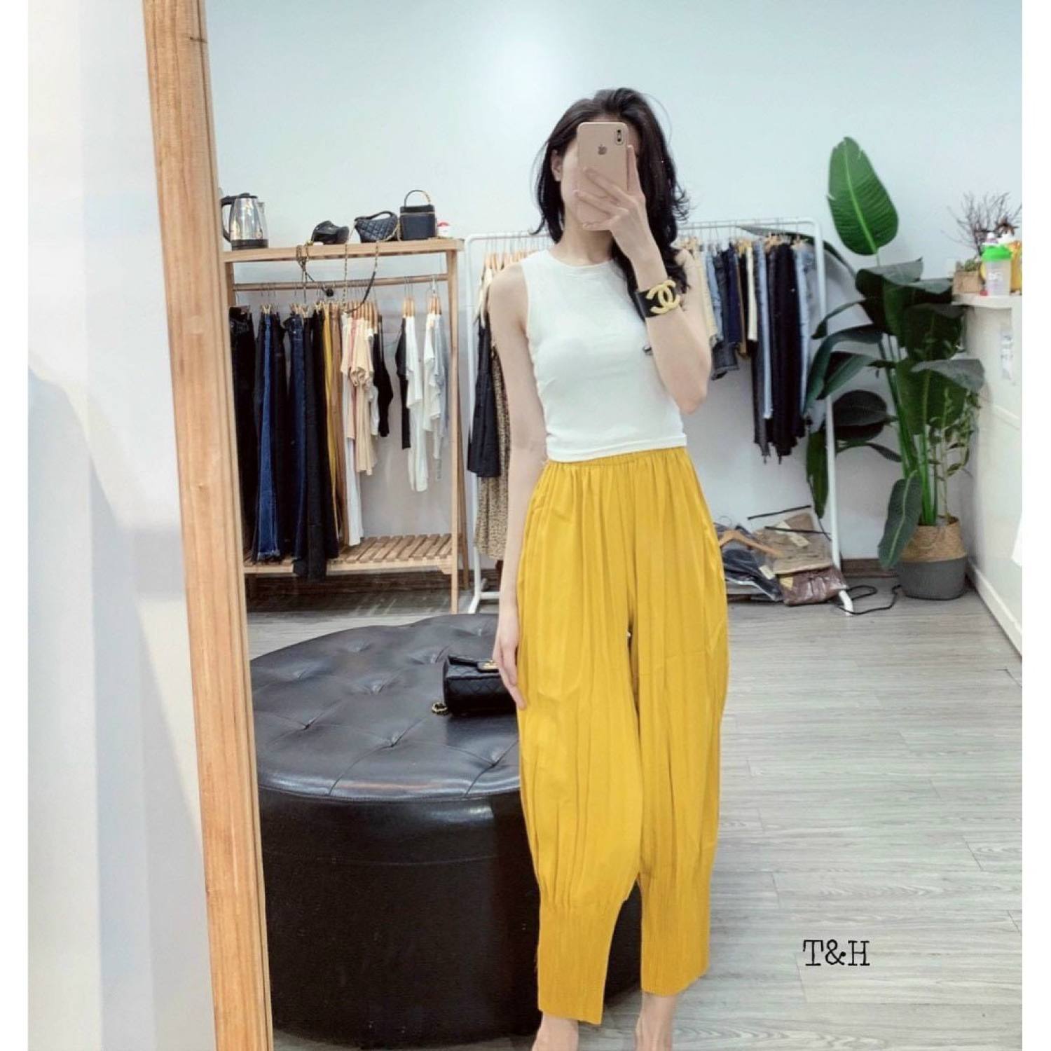 Quần bom dập ly to cá tính Hàng Quảng Châu