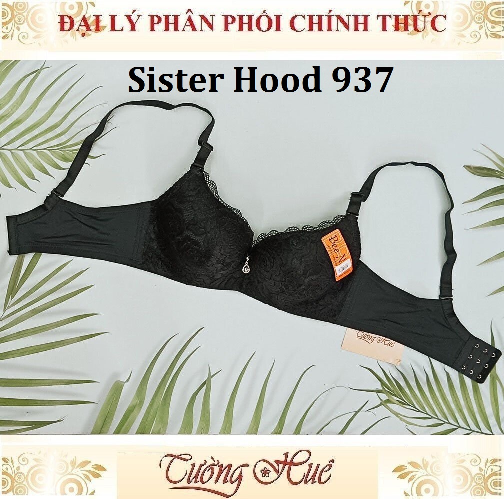 Áo lót nữ Thái Lan Sister Hood 937 ren mỏng, lưng bảng to.