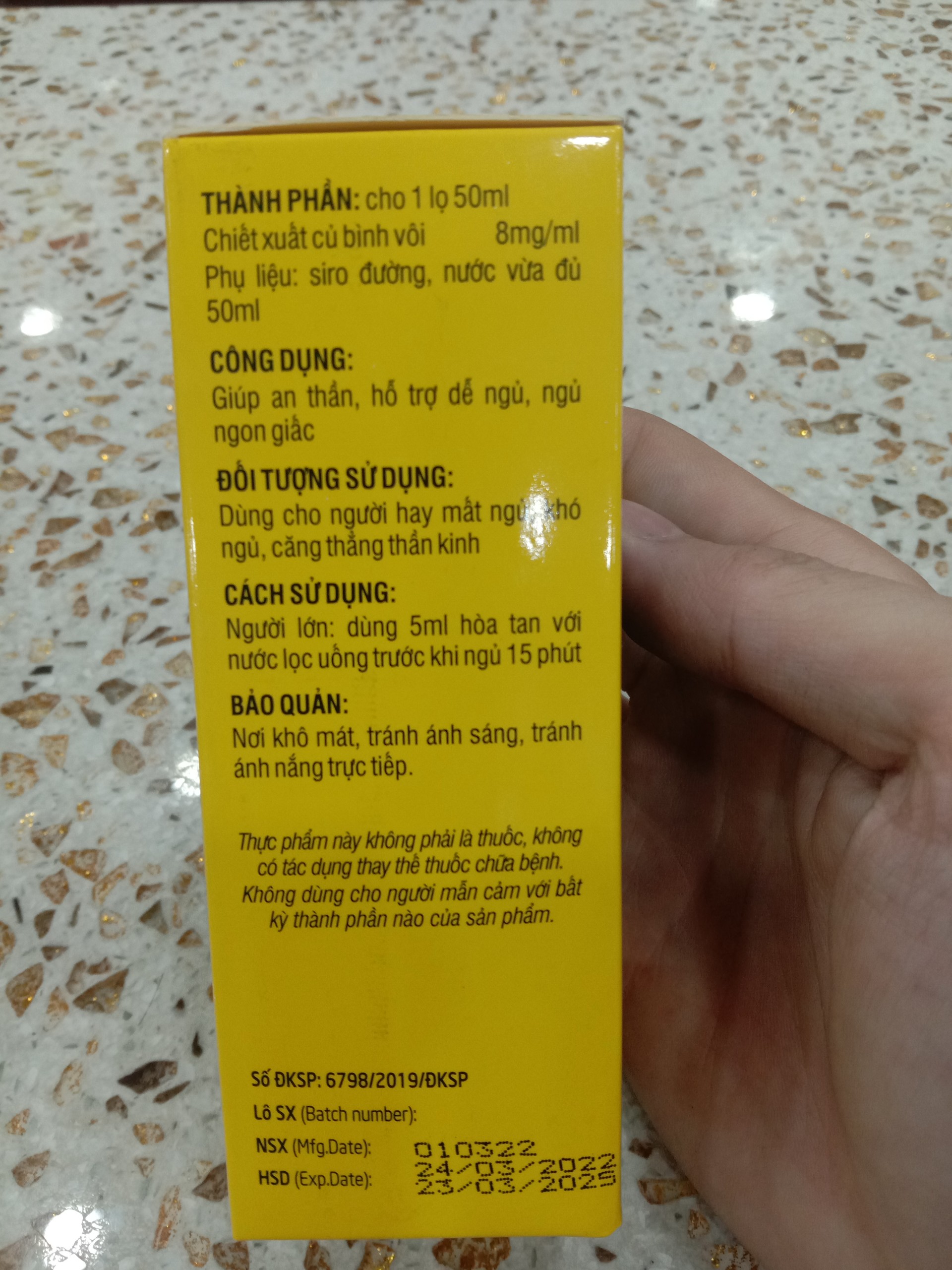 Siro ngủ ngon vietnano 50ml