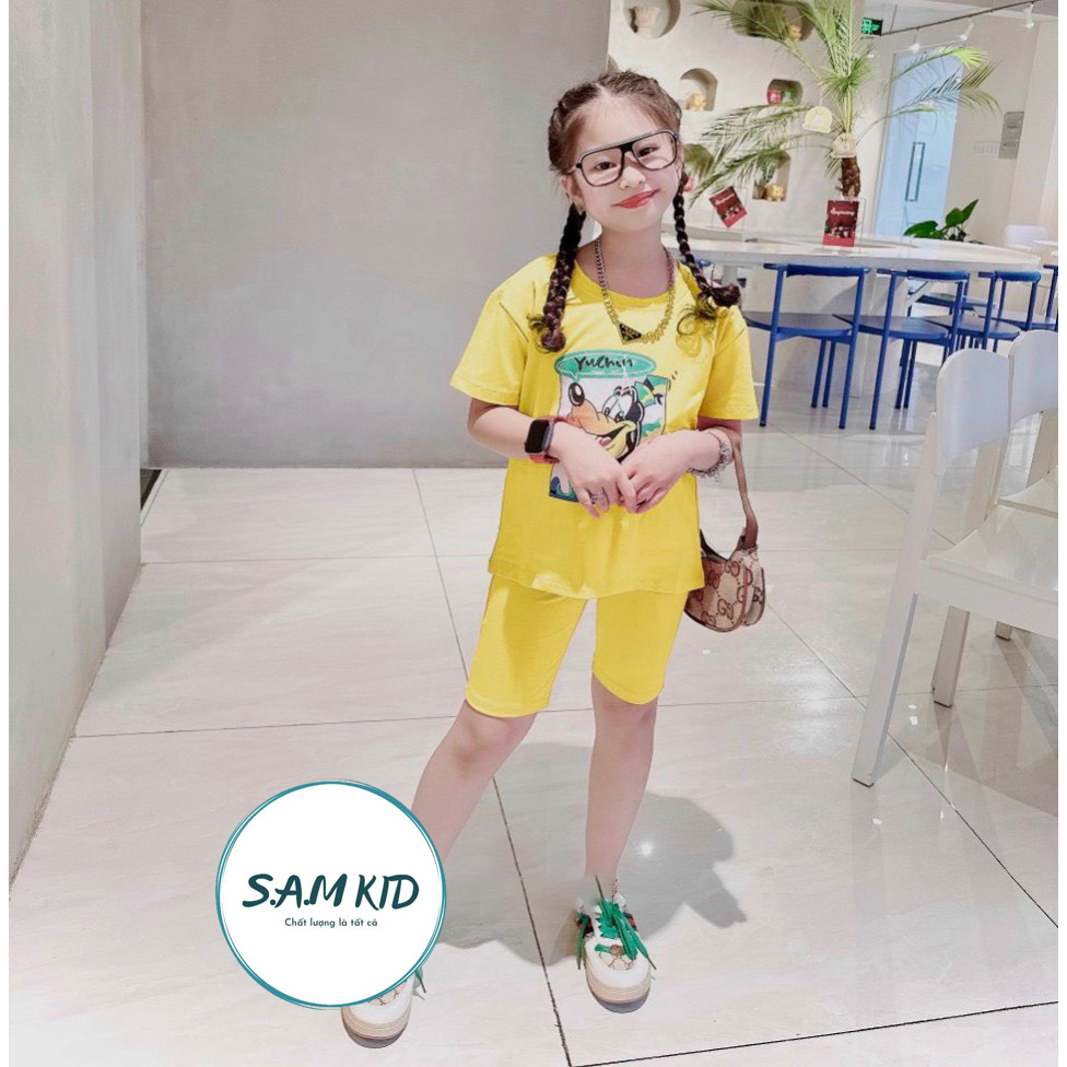 Đồ bộ bé gái quần Lửng 3 Màu