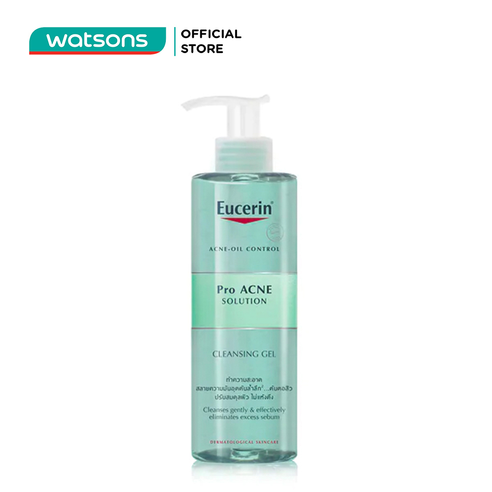 Gel Rửa Mặt Eucerin Giảm Mụn Pro Acne 400ml