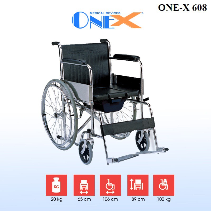 [HCM]Xe lăn bô vuông thường - ONE-X 608
