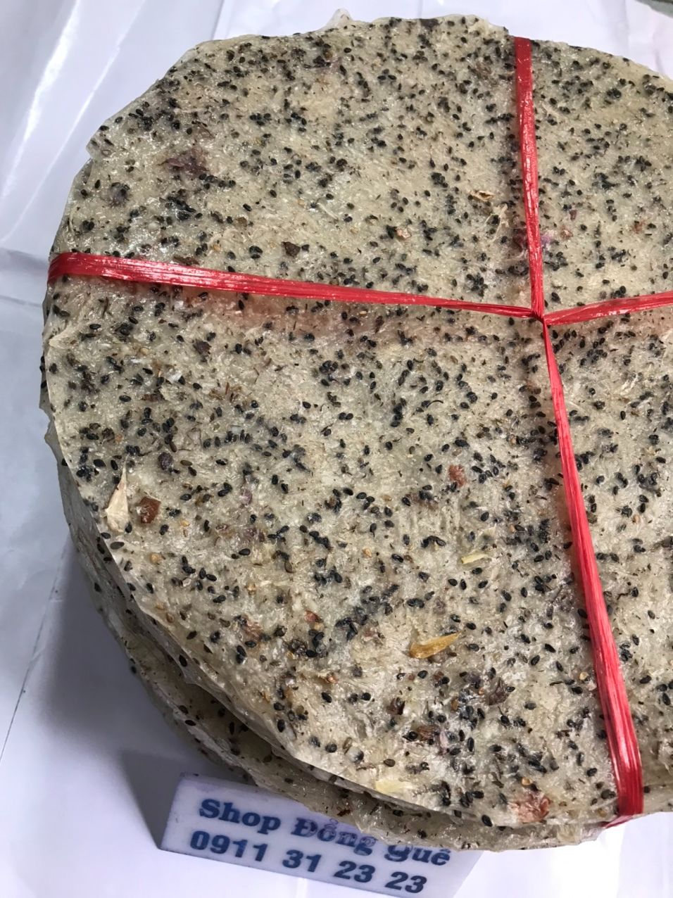 10 BÁNH TRÁNG NƯỚNG NƯỚC CỐT DỪA MÈ ĐEN 28cm