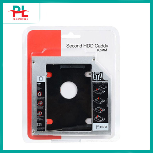 Caddy bay sata 3.0 mỏng 9.5mm dày 12.7mm khay gắn thêm ổ cứng 2.5" cho laptop