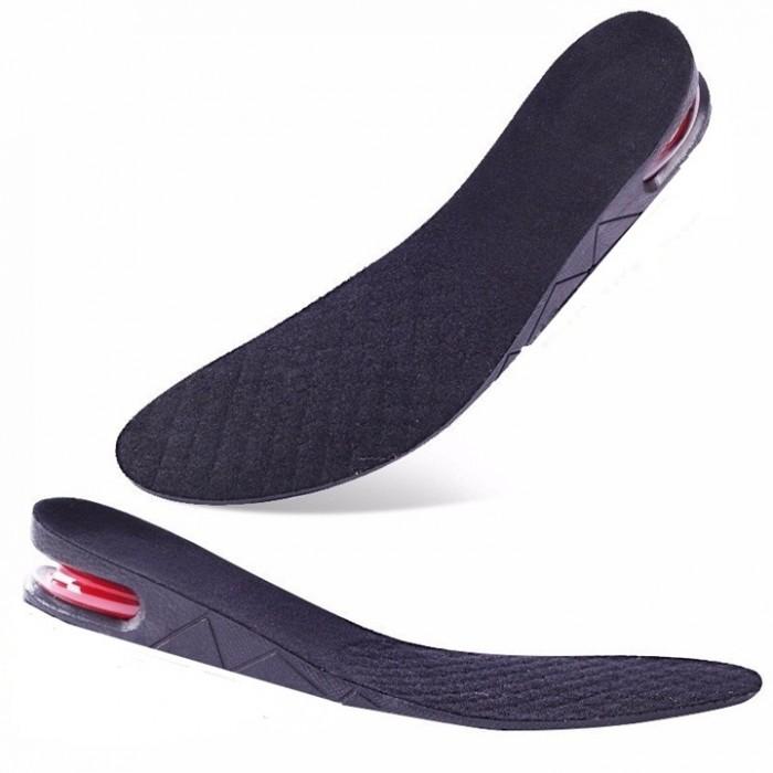 Độn giày silicon đệm khí êm chân, lót giày cả bàn tăng chiều cao nhiềulớp, mã DG05 - màu ĐEN