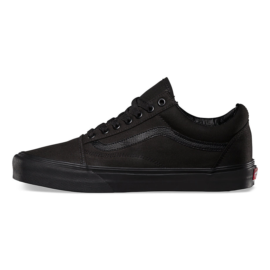 [HCM]Giày Sneaker Cổ Thấp Vs Nam Màu Full Đen