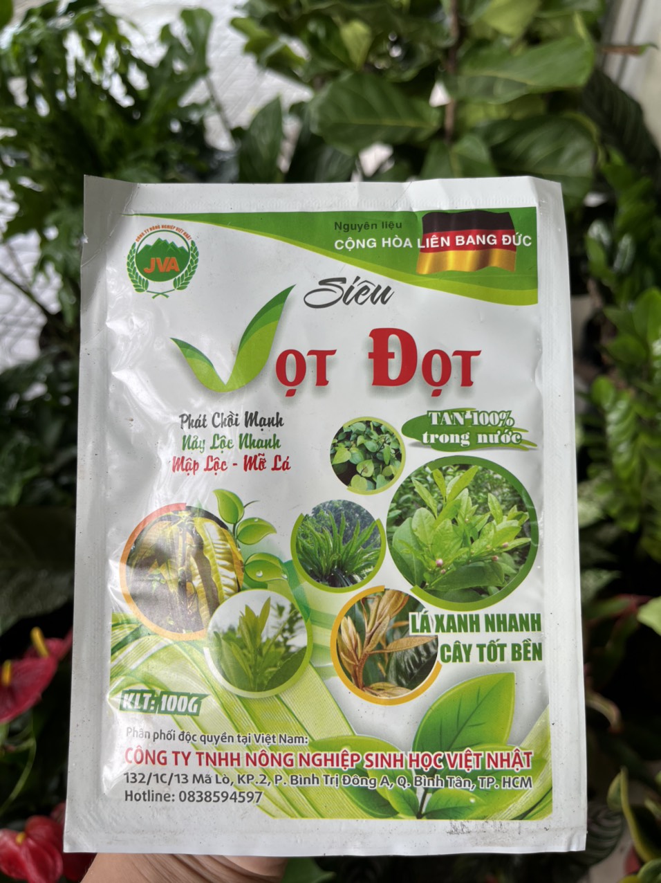 Phân bón lá Siêu vọt đọt, phát chồi mạnh gói 100gr
