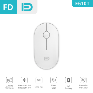 FD E610t Chuột Bluetooth Chuột Không Dây 2.4G Nhấp để tắt tiếng Thích hợp thumbnail