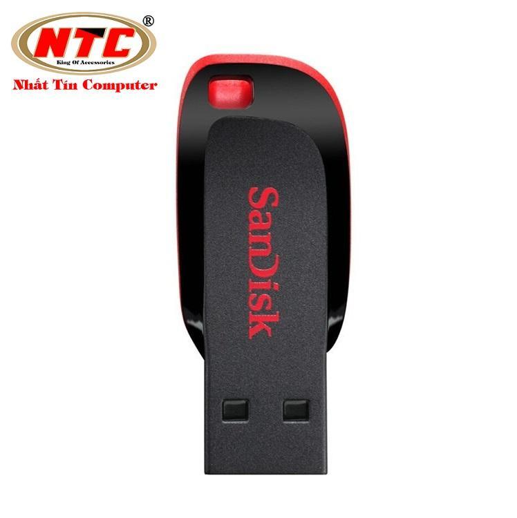 USB Sandisk Cruzer Blade CZ50 128GB (Đen) - Nhat Tin Authorised Store