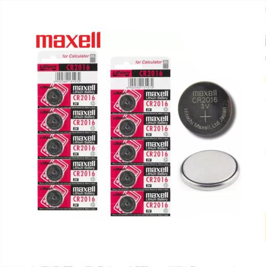 Vỉ 5 viên pin Cmos Maxell lithium 3V CR2016,