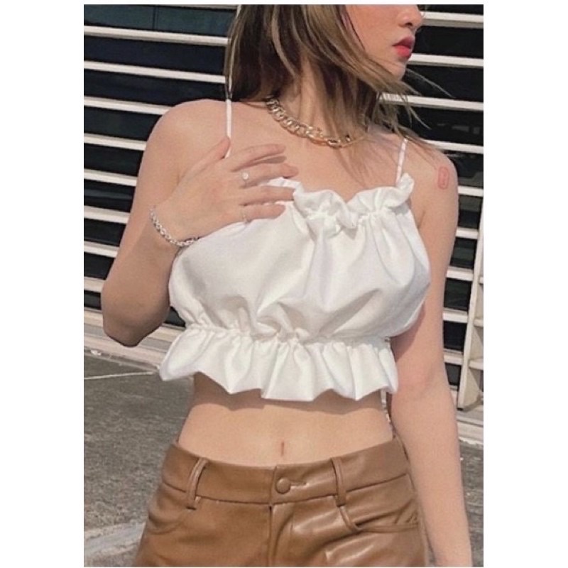 Áo yếm hở lưng cột dây có mod ngực xinh h77
