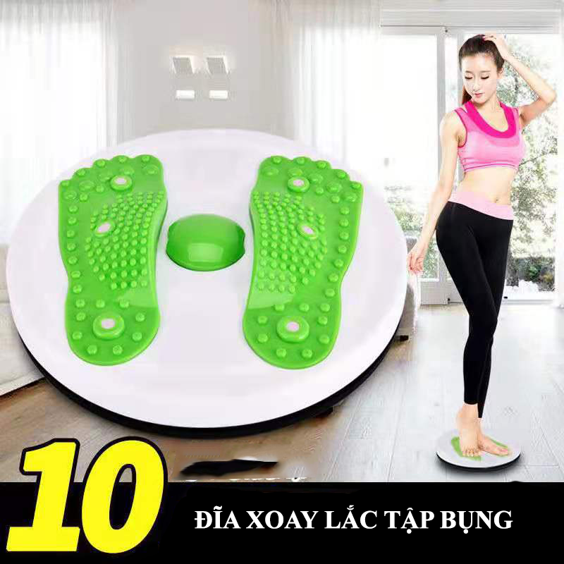 Đĩa Xoay Eo Giảm Cân, Dụng Cụ Tập Cơ Bụng Tại Nhà , Gọn Nhẹ