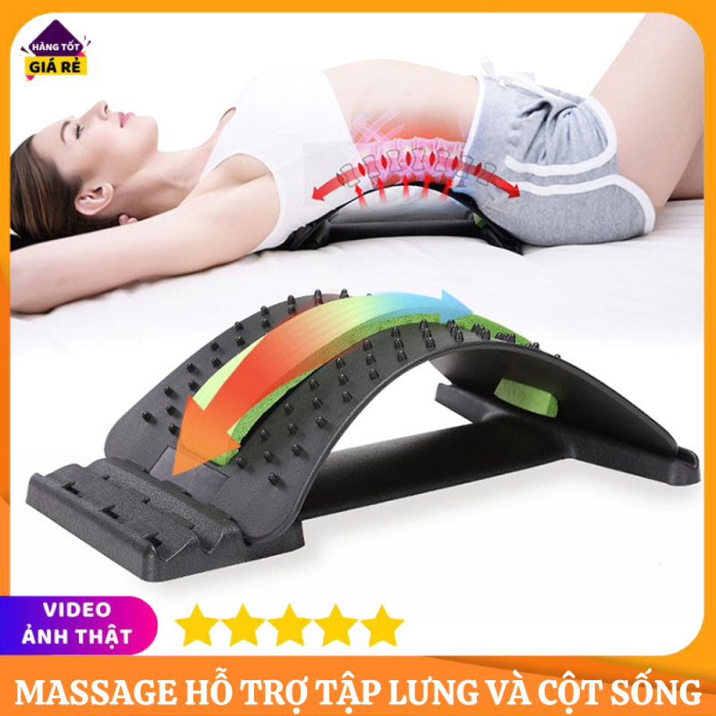 Khung Nắn Chỉnh Cột Sống Và Massage Hỗ Trợ Tập Lưng, Giảm Thoái Hóa Đốt Sống Lưng, Đốt Sống Cổ Và Thoát Vị Đĩa Đệm, Dụng Cụ Chăm Sóc Khỏe Thiết Kế Mới